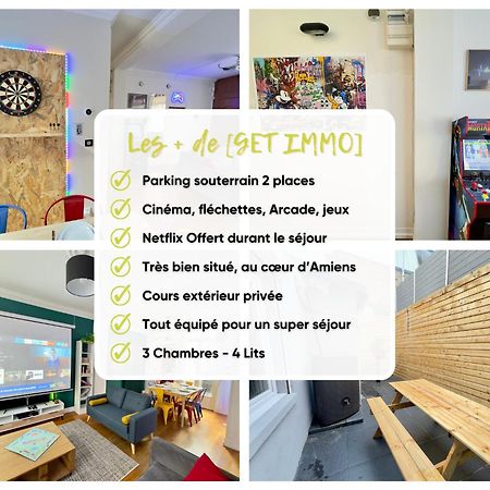 Maison 3Ch - Cinema - Game Room - Parking - Gare أميا المظهر الخارجي الصورة