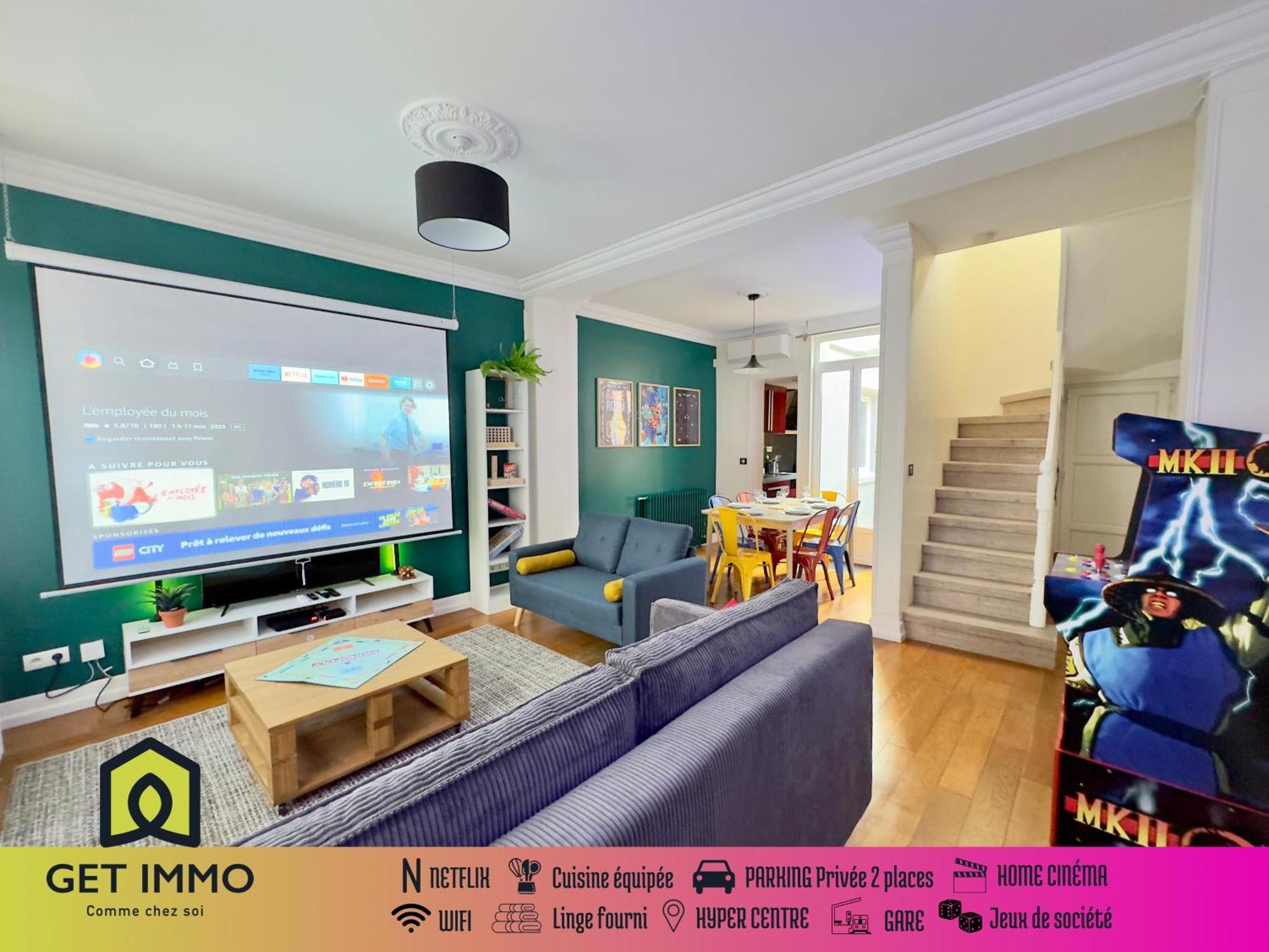 Maison 3Ch - Cinema - Game Room - Parking - Gare أميا المظهر الخارجي الصورة
