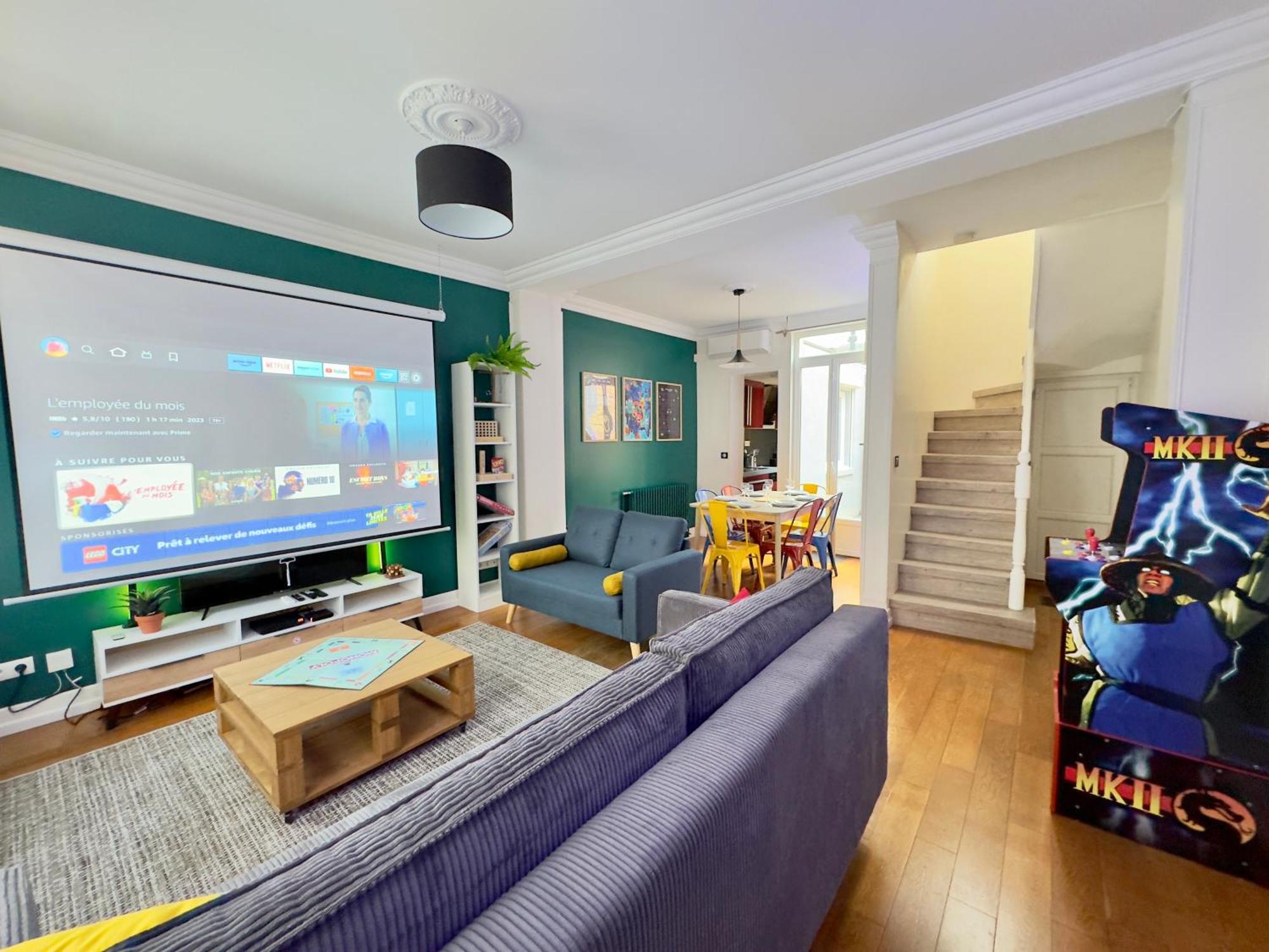 Maison 3Ch - Cinema - Game Room - Parking - Gare أميا المظهر الخارجي الصورة