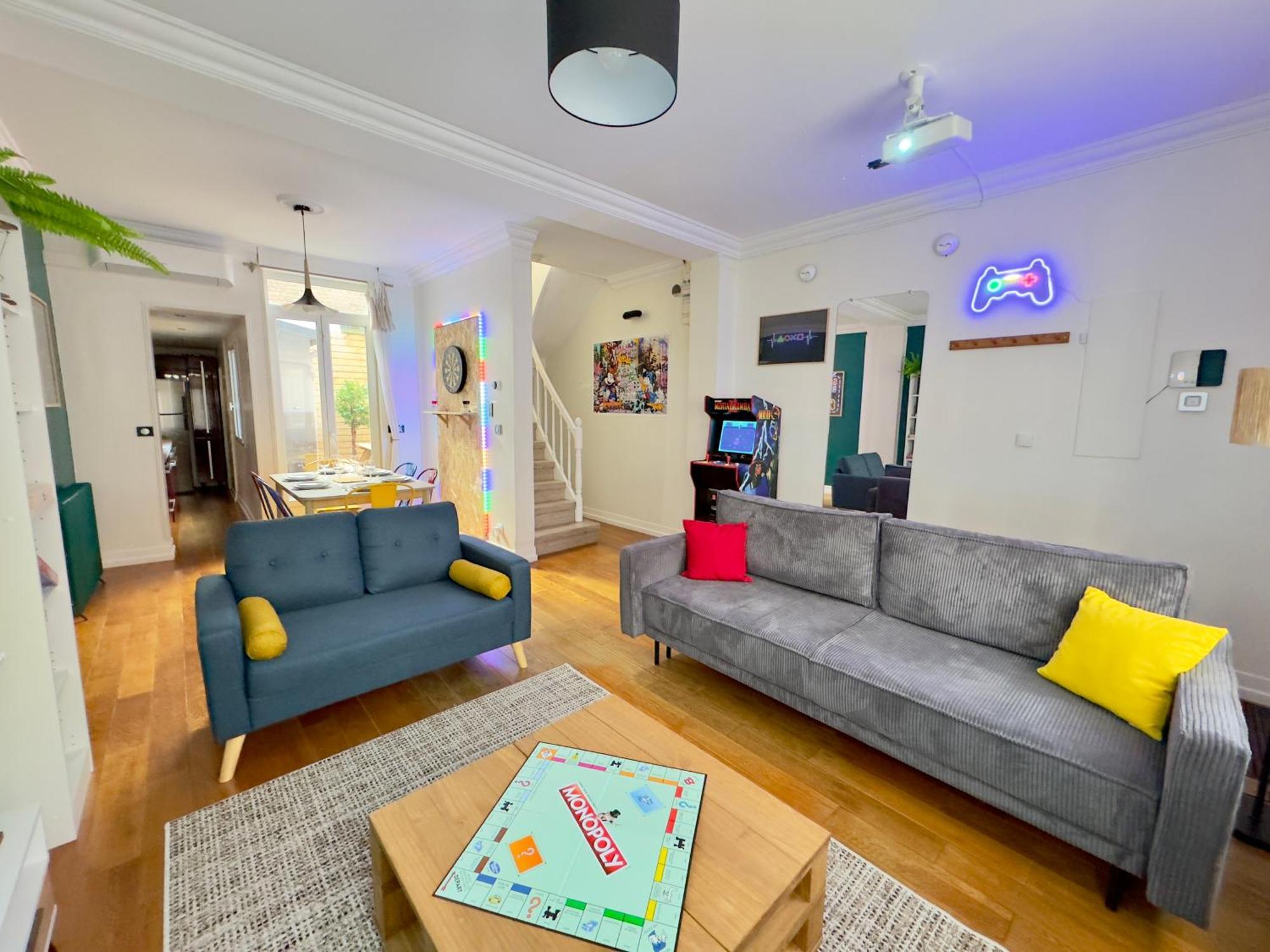 Maison 3Ch - Cinema - Game Room - Parking - Gare أميا المظهر الخارجي الصورة
